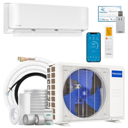 MRCOOL 5th Gen 9k BTU 23.6 SEER2 MrCool DIY Ductless Heat Pump Split System