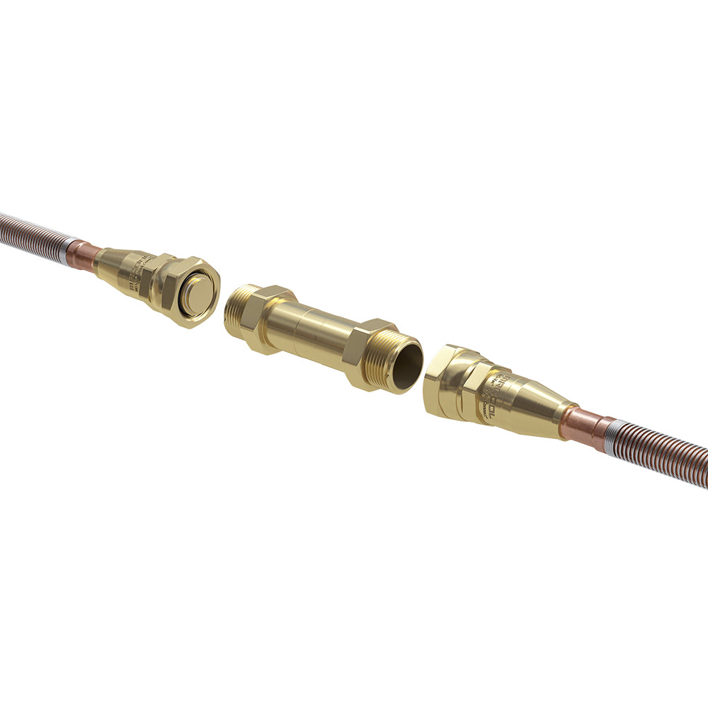 MRCOOL Universal Series 3/8 No-Vac Coupler + 3/4 No-Vac Coupler