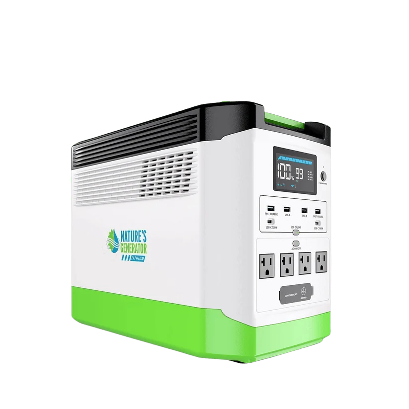 High Capacity Expandable Lithium 1800 Power Station x2 + Link Cable