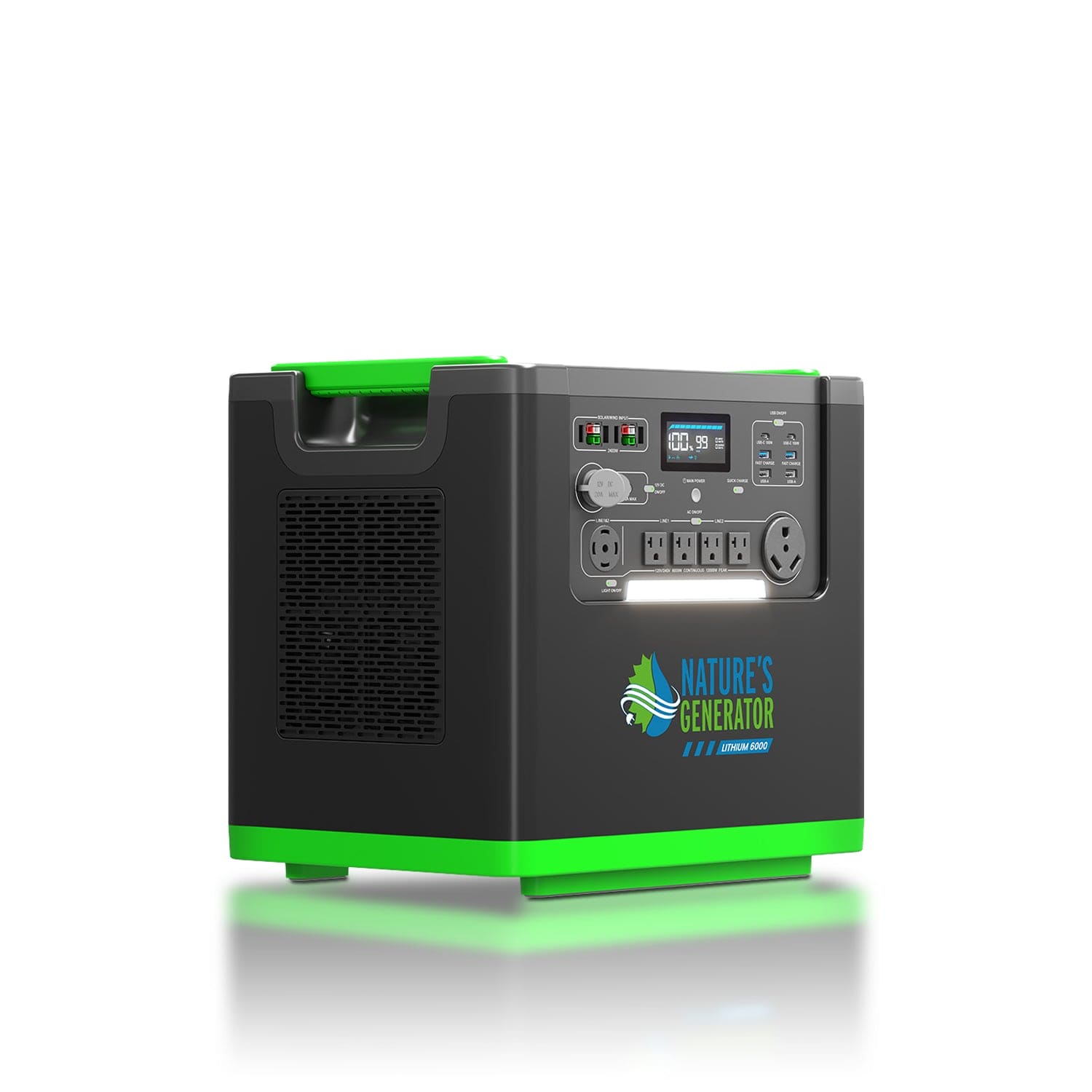 Nature's Generator Lithium 6000 Power Station + Power Pod
