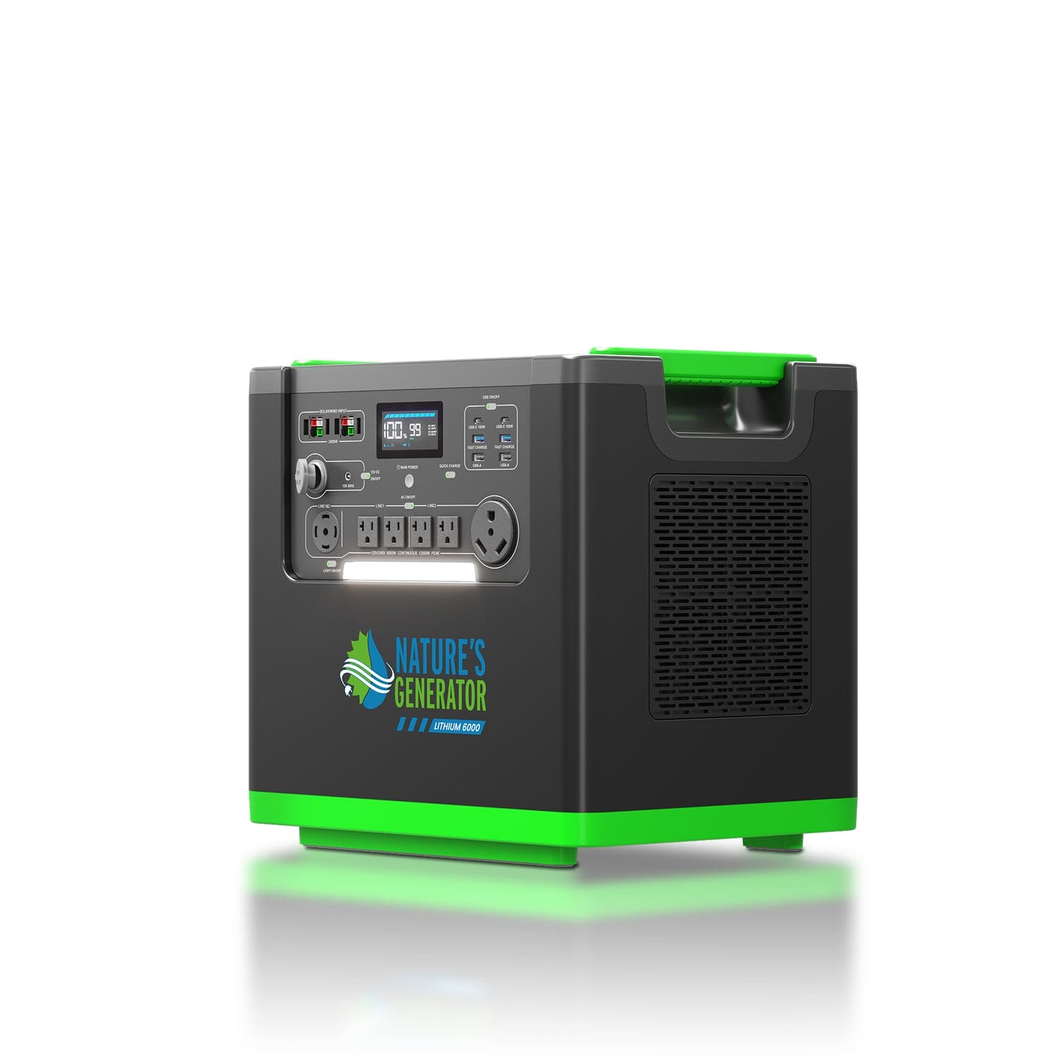 Nature's Generator Lithium 6000 Power Station + Power Pod