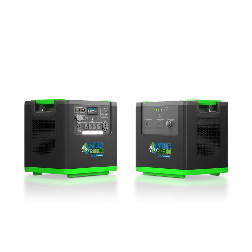 Nature's Generator Lithium 6000 Power Station + Power Pod