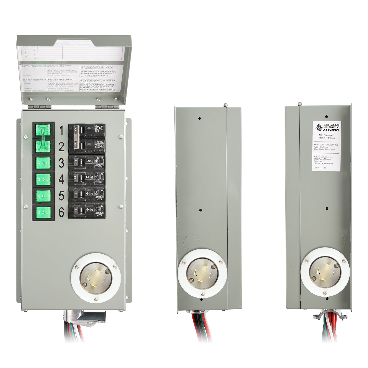 Nature's Generator Powerhouse Power Transfer Switch Kit